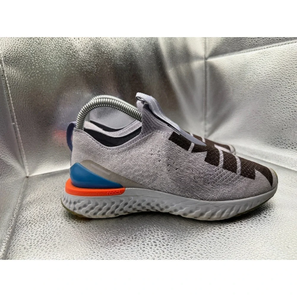Size 5.5Y Nike Epic Phantom React Flyknit Indigo Fog Kids‎ Sneakers CJ7202-400